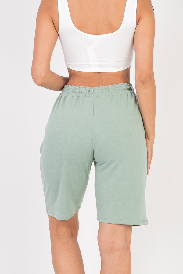 French Terry Bermuda Shorts