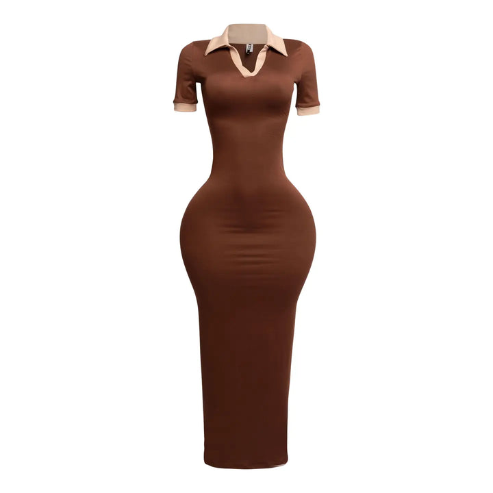 Serenity Bodycon Dress Wine