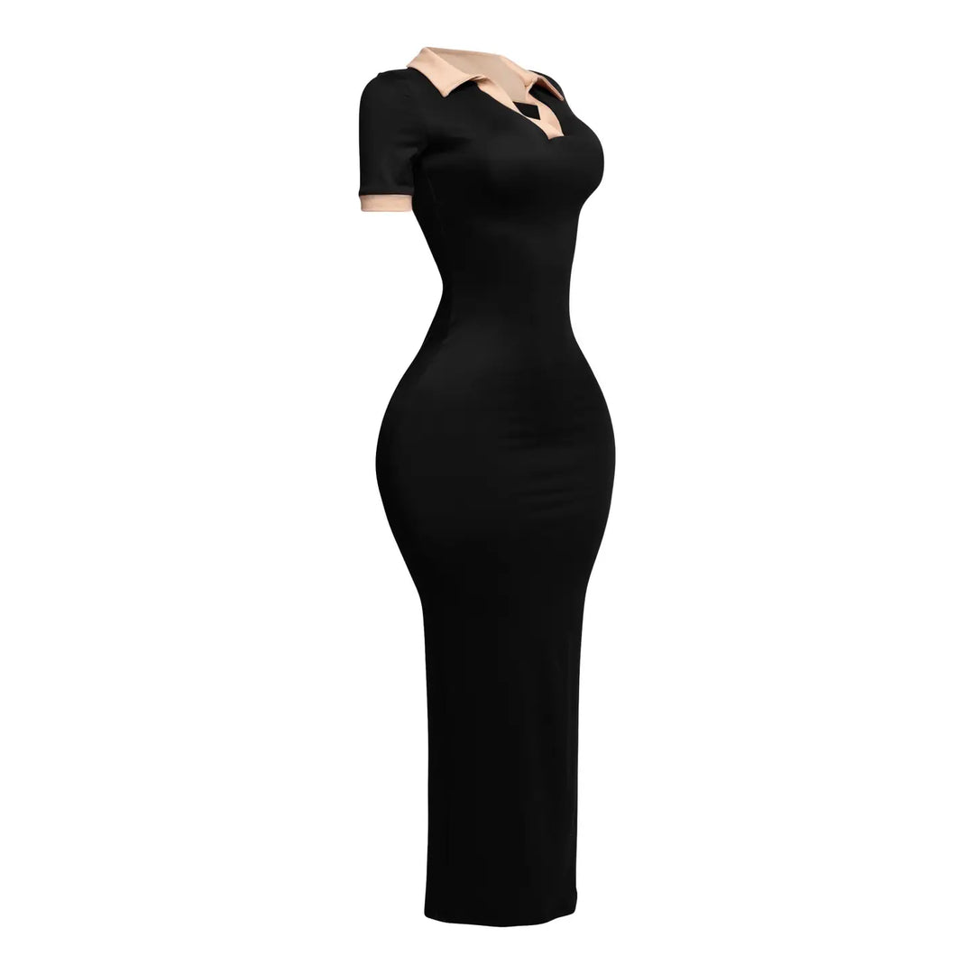 Serenity Bodycon Dress Brown