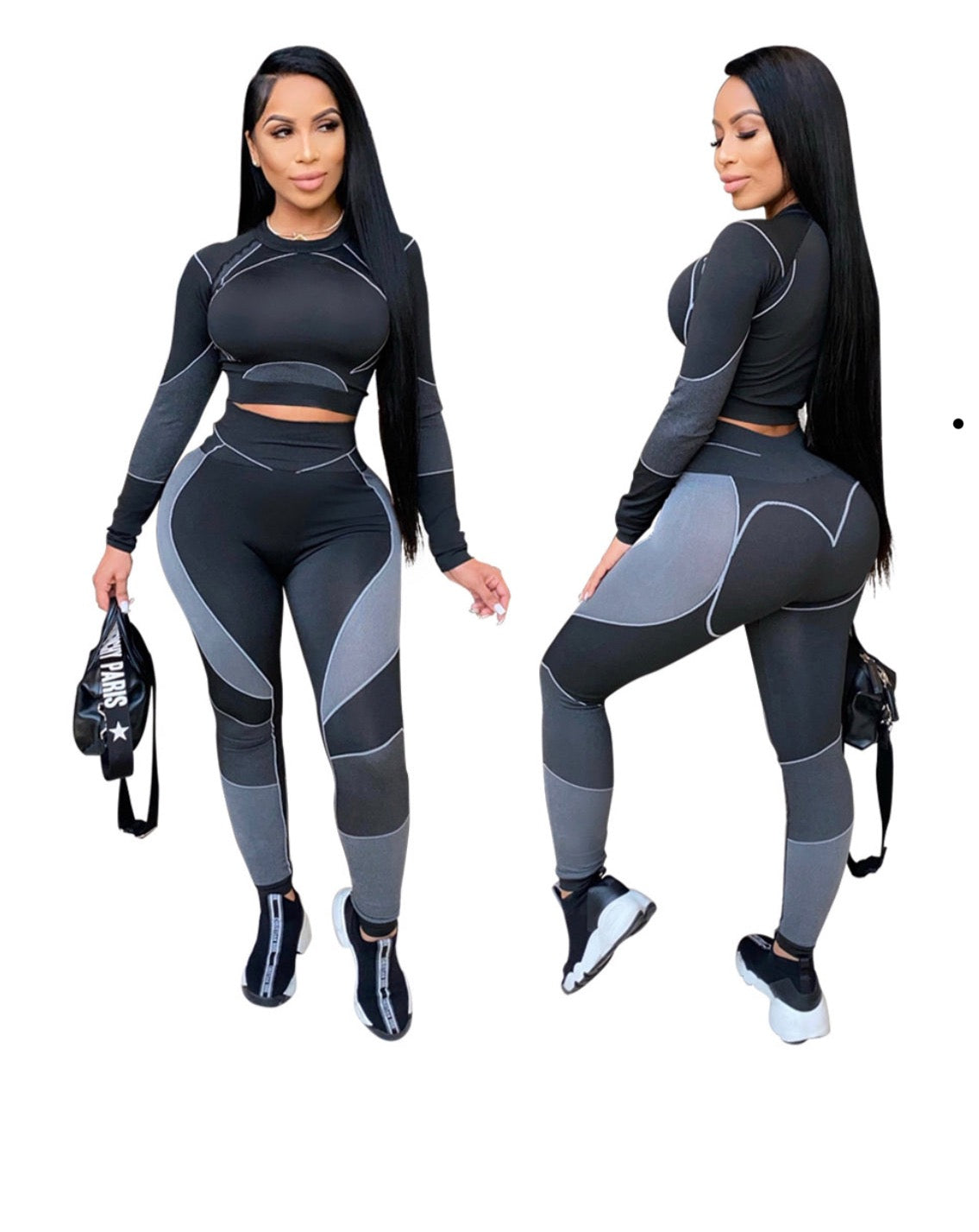 LONG SLEEVE GYM BAE ACTIVE SET